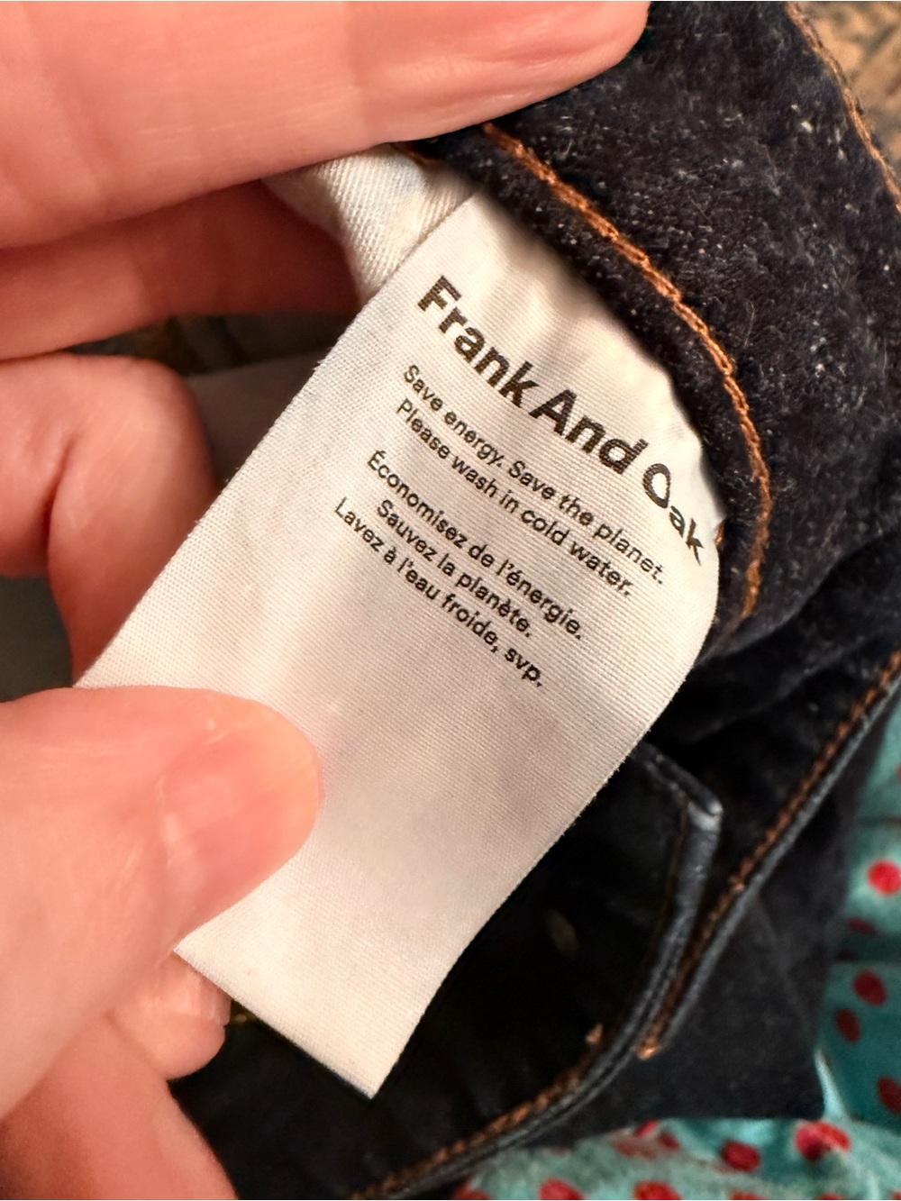 Frank And Oak Courtney Loose Fit Jeans Indigo Blue Hemp Blend Size 30 - Picture 8 of 16